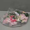 Draupnir 6 pcs Artificial Flower Garland Hanging Decorations,5.9ft Hanging Flowers for Backdrop Floral Garland with Hooks Fake Wildflower Garlands for Home Garden Spring Summer Wedding Party Arch Wall