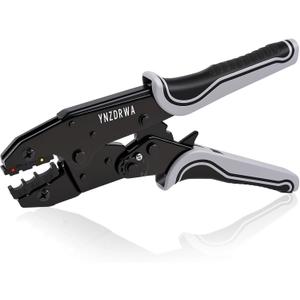 Crimping Tool for Heat Shrink Connectors, Upgraded Wire Crimper Tool, Ratcheting Wire Terminal Crimper - Crimping Pliers - Ratchet Terminal Crimper for 10 to 22 AWG Wire