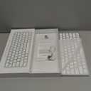 ULSOU Wireless Keyboard for Mac, Bluetooth/2.4G USB Dual-Channel Connection, Multi Device, Mini Size, Rechargeable Bluetooth Keyboard for Mac Compatible with iMac, iPad, iPhone, MacBook Air/Pro