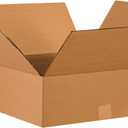Partners Brand Corrugated Cardboard Boxes 17"L x 17"W x 6"H, Pack of 20, 200#/ECT-32 Kraft Material | Shipping, Packaging, Moving, Storage Box for Home or Business, Strong Wholesale Bulk Boxes