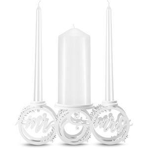 Unity Candle Holder - Unity Candles Stand for Wedding Ceremony Set - Candle Holders for Wedding Decoration, Reception, Bridal Shower Gifts(Candles not Included)