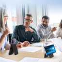 TopMade for MagSafe Wallet Magnetic Card Holder for iPhone 17/16/15/14/13/12 Series, Strongest Magnetic Phone Wallet Stand Adjustable, Slim Leather 5 Cards Holder RFID Blocking, Black Carbon Fiber