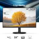 Philips New 24 inch Frameless Full HD (1920 x 1080) 100Hz Monitor, VESA, HDMI x1, VGA Port x1, Eye Care, 241V8LB, Black