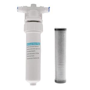 Westbrass F400 Under Sink In-Line Water Filter Unit and Cartridge for Instant Hot or Pure Water Dispenser Faucets