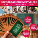 QUOKKA Math Flash Cards for Kids Ages 5-8 - Addition and Subtraction, Multiplication and Division Games for Kids 5-7 - 139 Double-Sided Flashcards for Studying - Large Bold Fonts - Flash Card Rings