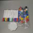 AceOrbit 6 Sets Valentines Day Paint Your Own Coquette Bow Vase Ceramic Blank Bow Porcelain Paint Vase Art Project White Ceramic Painting Kit for Adults Porcelain Decorating Kit with Art Supplies DIY