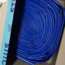 YASHINE PVC Drain HOSE 2"*100ft, Pool Backwash Hose, Heavy Duty Reinforced Blue PVC Lay Flat Water, For Swimming Drain Pools and Clean Filters, with 2 Clamp