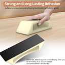 Kamtop Floor Gap Fixer Tool, Nano-Adhesion Plank Grabber for Laminate, Vinyl & Hardwood Floors, Reusable Nylon Flooring Gap Repair Tool with Impact Block, Spare Pad & Sponge for DIY Home Repair