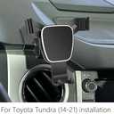 Car Phone Holder for Toyota Tundra 2014-2021 Trunk CrewMax Auto Accessories Navigation Bracket Interior Decoration Mobile Cell Phone Mount Case