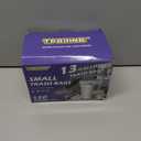 13 Gallon Trash Bags Drawstring 120 Count, 1.7 Mil Thick White Garbage Bags, Easy-Dispense Roll for Kitchen & Household Use, Resists Tears, Leaks and Punctures