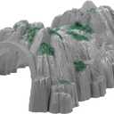 Rockery Accessories Train Tunnel Model Realistic Plastic Kids Play Tunnel for Railway Scenery 25 5X19 5X11 5 Inch for Train Lovers