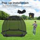 Alvantor Pop Up Screen House Gazebo with Mosquito Netting, Instant UV Resistant Sun Shelter for Patio & Backyard, Portable Canopy Tent for 2-10 Person