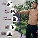 Exercise Resistance Bands for Working Out Set of 5 for Women and Men, Stretch Bands for Exercise, Physical Therapy, Arms Legs Workout, Stretching, Home Fitness (Pull-Up Bands)