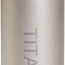 Vargo Titanium Water Bottle with Ti Lid | 100% Titanium Construction | 650 ml Capacity | Weighs 3.9 ounces