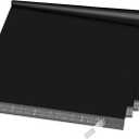 Fuxury Extra Large Poly Mailers 24x36" 50 Pcs, 2.5mil Bulk Shipping Bags for Clothing,Strong Adhesive Shipping Envelopes for Small Business Supplier,XL Poly Mailing Envelopes Black (24x36" 50pcs)