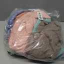 Cleanbear Face-Cloth Washcloths Set,100% Cotton, High Absorbent, 6-Pack 6 Colors, Size13 x13-deep Color (Baby Pink, Brown, Blue Grey, Rust, Lavender,greengage)