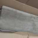 PURE ERA Bullnose Carpet Stair Treads Ultra Plush Cream Gray 7 Pcs, 30 x 9.5 inch