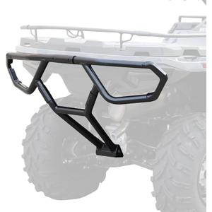 A & UTV PRO Rear Brushguard for Polaris Sportsman 450/570 2021-2025, Heavy Duty Rear Profile Bumper Guard Protector Accessories, Sturdy Steel Tube, Replace OEM #2884847, Black