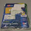 Avery Printable Shipping Labels with Sure Feed, 2" x 4" Customizable Stickers, White, 1,000 Blank Mailing Labels, Great for Mailing, Shipping, and More (8463)