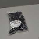 8 Pack Trampoline Plastic T-Connector, Trampoline Pole Cap Tops-T Tube Connectors, Enclosure Replacement Parts for Connect Top Ring Net and Fiberglass Rods, Black