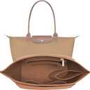 LOUKAYCCI Purse Organizer Insert for Le Pliage Medium Handbags InsertEarthColor, Medium