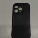 LOVE 3000 Designed for iPhone 16 Pro Case, Premium Silicone with [Soft Anti-Scratch Microfiber Lining] Shockproof Protective Phone Case for Men Women Girls 6.3", Black