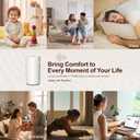 Car Star Projection Humidifier with 360ml Tank, Portable USB Powered Cool Mist Diffuser, Humidifier with Adjustable Starry Sky Lights for Car Ceiling, Bedroom, Desk, Office