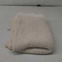 Barefoot Dreams CozyChic Microstripe Blanket (Stone/Pearl) 45" x 60"