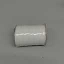 LUSTEMBER 1mm Faux Leather Waxed Cotton Cord, 175 Yards  Durable Necklace String, Soft and Textured Cord for Necklaces, Bracelets, and Jewelry Making (White)