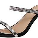 The Drop Women's Avery Square Toe Two Strap High Heeled Sandal 7.5