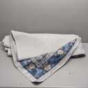 LIVEBOX Washable Rug 5x7, Soft Blue Area Rugs for Living Room, Floral Rug for Bedroom, Boho Distressed Rugs Non Slip, Low Pile Vintage Indoor Carpet for Dining Room Home Decor 