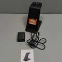 Wireless Charger for Fitbit Charging Station - GEEKERA 3 in 1 Phone Charger Stand for Fitbit Watch Sense 2/Sense/Versa 4/3, iPhone, Samsung, Google Pixel Phones, Androids, Airpods 4/3/2 (Black)