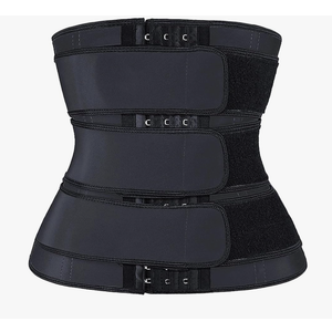 Waist Trainer Trimmer for Men Tummy Control Shapewear Neoprene Sweat Belt Slimming Body Shaper (Small, Black)