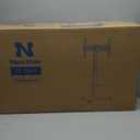 Mobile TV Stand with Power Outlet, Tilting & Swivel Rolling TV Cart for 32-75 Inch TVs, Height Adjustable Portable TV Stand with Shelf, Portrait/Landscape, 88 lbs Capacity, Max VESA 600x400mm