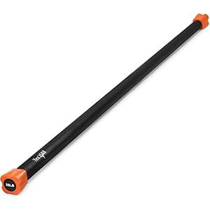 Yes4All Total Body Workout Weighted Bar, Resistance Band Bar, Racks for Strength Training, Exercise Bar for Yoga in Home and Gym - Single/Combo