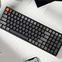 Keychron K4 RGB Hot Swappable Mechanical Keyboard, 96% Layout Bluetooth Wireless/USB Wired Computer Keyboard with Gateron G Pro Red Switch Aluminum Frame for Mac Windows-Version 2