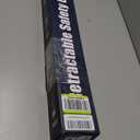 Retractable Safety Baby Gate or Mesh Dog Gate,Durable Portable Mesh Retractable Gate,Easy to Use for Stairs, Doorways, Hallways, Indoor, Outdoor, 33.5" Tall, Up to 45" Wide, White