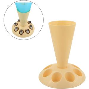Pastry Bag Holder Stand, Icing Bag Holder, Piping Bag Holder with 8 Holder Slots, Pipping Bag and Tips Holder, Piping Bag Stand, for Baking Accessories