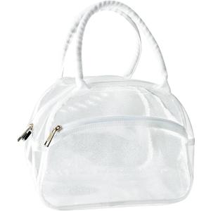 2 x TotePrint 1 Pcs Clear Pink Glitter Jelly Toiletry Bag Waterproof Travel Toiletry Bag with Zipper and Handle Cosmetic Bag