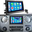 Upgrade Car Radio for Ford F250/F350 2006-2016, F-150 F150 2004-2008, Mercury Milan 2006-2009, Shelby GT500 2007-2009, 7 Inch Touch Screen Stereo with Wireless Carplay Android Auto GPS FM WiFi Camera