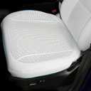 Erivis 2PCS Nappa Leather Front Seat Covers for Tesla Model 3/Y 2017‑2023