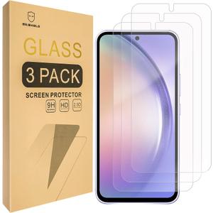Mr.Shield [3-Pack] Screen Protector For Samsung Galaxy S23 FE [Fingerprint Unlock Compatible] [Tempered Glass] [Japan Glass with 9H Hardness] Screen Protector