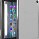 Case for Amazon Fire 7 Tablet (Only Compatible with 12th Generation, 2022 Release), Puxicu Slim Design Flexible Matte TPU Protective Cover for Fire 7, Transparent (Clear)