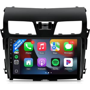Leadfan Car Stereo for Nissan Altima Teana 2013-2015 Radio Replacement with Wireless CarPlay Android Auto, 10.1'' Touch Screen Built in Bluetooth GPS Navigation WiFi SWC Backup Camera MIC