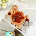 2PCS Taba Squishy Cat Paw Squeeze Toys,Sensory Fidget Toy for Your Best Mellow and Chill,Birthday Gift, Squishy Toys for Adults (Chocolate-2PCS)