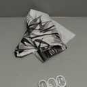 Stall Shower Curtain, Aesthetic Ink Bamboo Small Shower Curtain Set for Bathroom Waterproof Fabric Black and White RV Bathroom Decor with Hooks, 36x72 Inch, Black and White 