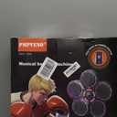 QEIFEII 2025 Music Boxing Machine with Boxing Gloves, Smart Bluetooth Boxing Trainer, Boxing Wall Mount Machine for Adults Kids, Electronic Boxing Target Fitness for Home Office Gym (Plum Blossom)