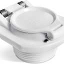 W400BWHP Free Rotating Vacuum Lock Safety Wall Accessory Replacement for Hayward Navigator Pool CleanersWhite