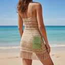 Woven Small Crossbody Bag for Women, PU Leather Cell Phone Purse with Chain Strap Mini Shoulder Bag Beach Crossbody Phone Bag