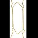 MroMax Plate Hanger 12.01" W Type Stainless Steel Plate Hangers Invisible Wall Hooks for Walls Compatible Decorative Plates Hooks Dish Display Holder Golden 8PCS